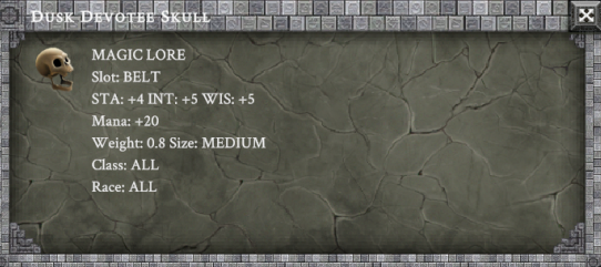 DUSK DEVOTEE SKULL item card